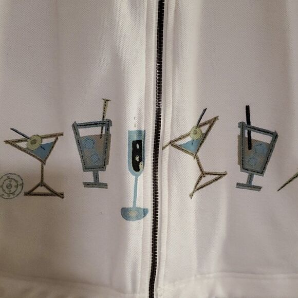 Vintage HollyLane beverage themed golf jacket - Picture 2 of 10